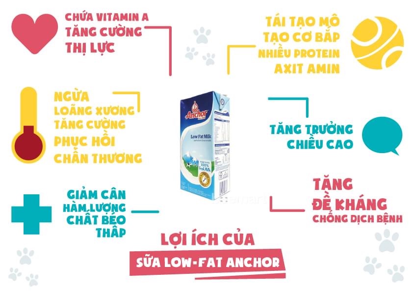 Sữa tươi Anchor - chất lượng được khẳng định theo thời gian