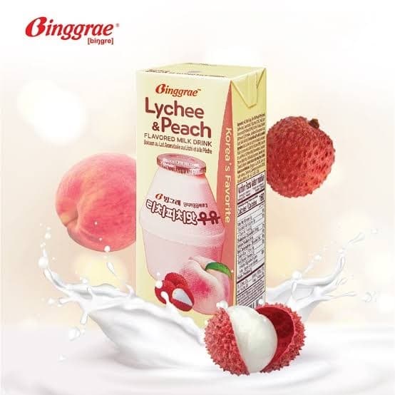 Jual binggrae lychee peach milk 200 ml - Jakarta Selatan - Indutkshop | Tokopedia