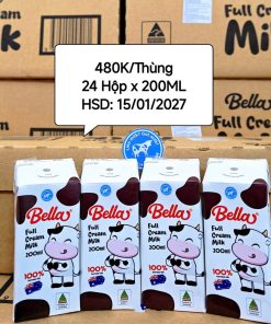 Sữa Tươi Nguyên Kem Bella Full Cream Milk 200ml